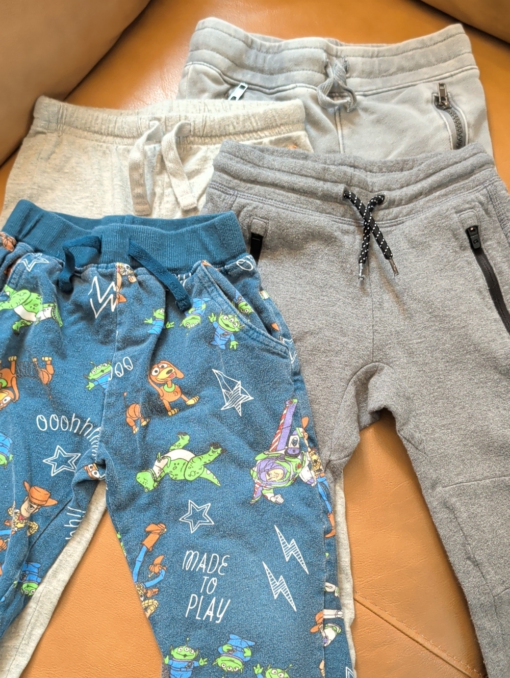 Bundle Of 4 Joggers/Gray Sweatpants Set